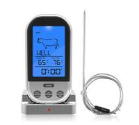 Knoruley Termómetros Digitales Inalámbricos para Carne, Control Remoto para Cocinar Alimentos, Barbacoa, Parrilla, Horno, Ahumador, Barbacoa.