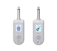 Knoruley Transmisor y Receptor de Instrumentos Inalámbricos Recargables de 2,4 G para Interfaz de Audio de 6,35 mm, Instrumentos Eléctricos, Color