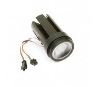 Knoruley WS2811 LED Smart Pixel Proyector RGB Direccionable D50mm Tamaño Interior Uso 3Pin JST en y Fuera 30 Grados 20W