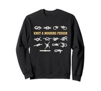 Knot A Morning Person Funny Boating Nautical Sailing Boat Sudadera