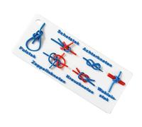 Knot Practice Kit, Training Card Set, 5.91x2.6 in Stylish Tool with Portable Build, Sturdy Knot Guide, Survival Gear with Compact Style, Outdoor Learning Aid for Backpacking and Climbing
