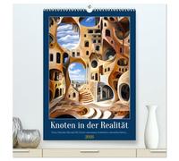 Knoten in der Realität (hochwertiger Premium Wandkalender 2026 DIN A2 hoch), Kunstdruck in Hochglanz: Gebäude, die der Logik trotzen und die Fantasie beflügeln