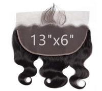 Knots Bleached 13X6 Frontal HD Lace Virgin Human Hair Body Wave Pre Plucked Natural Hairline Skinlike Real HD Lace Invisible para Mujeres Negras 40 cm