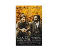 KNOTSS Póster decorativo de la película Good Will Hunting Robin Williams para pared y arte impreso, moderno, decoración de dormitorio familiar, 40 x 60 cm