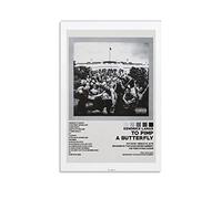 KNOTSS Póster decorativo para pared con texto en inglés «To Pimp A Butterfly», póster de pared e impresión artística moderna para el dormitorio familiar, 16 x 24 pulgadas (40 x 60 cm)