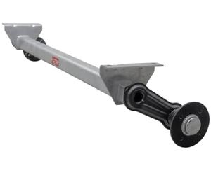 Knott Eje de Torsión sin Freno para Remolque Ligero 750 kg, Conducción Estable y Segura, Distancia de Montaje 1070 mm y Bujes 1370 mm, Ataque de Rueda 4x100, Modelo VG7-L