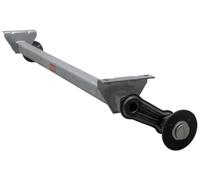 Knott Eje sin Freno 750 kg para Remolque Ligero, Suspensión de Torsión Estable de 1260 mm y Bujes de 1560 mm, Anclaje 4x100 para Garden Trailer y Moto 1