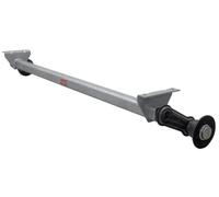 Knott Eje sin Freno 750 kg para Remolque Ligero, Suspensión de Torsión Estable de 1505 mm y Bujes de 1805 mm, Anclaje 4x100 para Unitrailer Moto 3