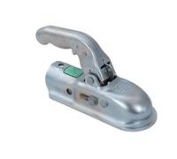 KNOTT K20-B - Acoplamiento de bola para remolque de 2000 kg con barra de tubo de 45 mm, hierro fundido