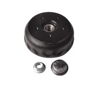 Knott Tambores de freno, 200 x 50 mm, 5 x 112, incluye tuerca de brida y tapa de buje