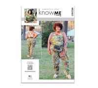 KNOW ME Aaronica B. Cole M1 - Patrón de costura para monos y riñoneras para mujer (tallas 10-12-14-16-18)