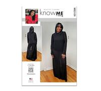 Know Me Beaute' J'Adore Y5 - Patrón de costura para body y vestido de mujer (tallas 18-20-22-24-26)