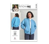 KNOW ME Lydia Naomi K5 - Patrón de costura para chaqueta bomber para mujer ME2100K5 (8-10-12-14-16)