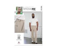 KNOW ME Norris Dánta Ford AA - Patrón de costura para pantalones de hombre ME2106AA (34-36-38-40-42)