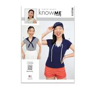 KNOW ME Patrón de costura ME2078U5 para camisetas de punto para mujer de Gwen Heng U5 (16-18-20-22-24)