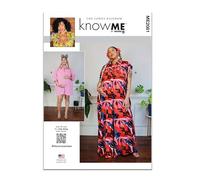 KNOW ME The Corny Rainbow K5 - Patrón de costura para mameluco y mono de maternidad para mujer (8-10-12-14-16)