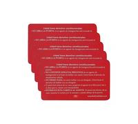 Know Your Rights During Immigration ICE Raids Cards Get Your Immigrant Rights Red Cards for Adults Kids