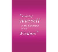 Knowing Yourself Is the Beginning of All Wisdom: A Shadow Work Journal and workbook for Self-Discovery and Healing Pink Edition