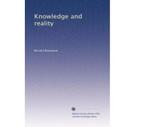 Knowledge and reality