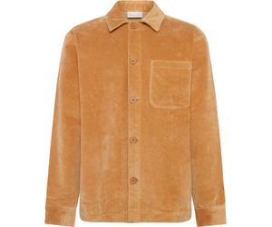 Knowledge Cotton Apparel - Camisas - Organic Cotton Corduroy Overshirt Apple Cinnamon - Talla L - Naranja Naranja L
