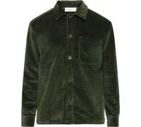 Knowledge Cotton Apparel - Camisas - Organic Cotton Corduroy Overshirt Forrest Night - Talla M - Verde Verde M
