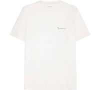 Knowledge Cotton Apparel - Camisetas - Regular Fit Colorful Trademark Print T-Shirt Egret - Talla M - Blanco Blanco M