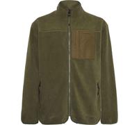 Knowledge Cotton Apparel - Marcas - Loose Fit Zip Fleece Burned Olive - Talla L - Caqui Caqui L