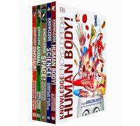 Knowledge Encyclopedias 5 Books Collection Set By DK (Human Body, Science, Space, Animal & Dinosaur)