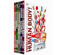 Knowledge Encyclopedias 5 Books Collection Set By DK (Human Body, Science, Space, Animal & Dinosaur)