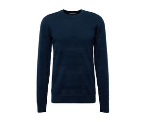 KnowledgeCotton Apparel Jersey 'Vagn' azul oscuro L azul oscuro