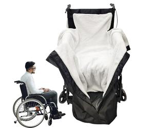 Knowlife Mantas para Sillas De Ruedas para Adultos | Cubrepiernas Cálido Forrado De Polar para Reclinable | Manta De Polar para Silla De Ruedas - para Hombres, Mujeres, Adultos Mayores