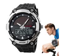 Knowlife Reloj Solar | Reloj Deportivo Exterior con Pantalla Digital, Digital para Niños Estilo Casual para Actividades Diarias