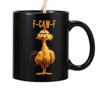 Knowlife Tazas Divertidas | 355 ml Taza De Cerámica De Pollo Divertida,Con Motivo De Gallo Para Chocolate Caliente Con Leche | Para Té Café Leche Chocolate Caliente Y Regalos De