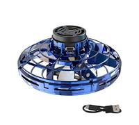 Knowoo Juguetes voladores para adultos y niños, carga USB, mini UFO Drone con rotación de 360 grados y luces LED RGB brillantes
