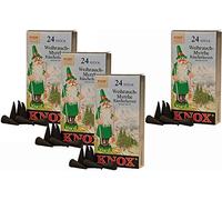 KNOX Conos de incienso Fabricado en Alemania (4 unidades de incienso de mirra)