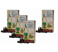 KNOX Conos de incienso fabricados en Alemania (4 unidades (mirra de incienso)