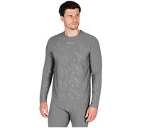 Knox Dual Active Base Layer Camisa funcional de manga larga, gris, tamaño 2XL para Hombres