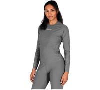 Knox Dual Active Base Layer Camisa funcional de manga larga para mujer, gris, tamaño XL