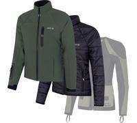 Knox Dual Pro 3in1, chaqueta textil mujer XL female Verde Oscuro