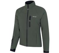 Knox Dual Pro 3in1 impermeable Chaqueta textil de motocicleta para mujer, verde, tamaño S