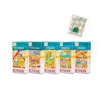 KNOX Juego de 5 conos de incienso para panadería navideña, aromas: estrellas de canela, kipferl de vainilla, manzana de invierno, pastel de pimienta y almendras dulces. Cantidad: 120 unidades.