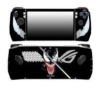 KNOXS Calcomanía Protectora para ASUS ROG Ally, Pegatinas Material de Vinilo Fresco y con Estilo Antiarañazos para ASUS ROG Ally Sticker Accesorios (Blanco y negro)