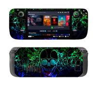 KNOXS Calcomanía Protectora para Valve Steam Deck, Pegatinas Material de Vinilo Fresco y con Estilo Antiarañazos para Valve Steam Deck Sticker Accesorios (Esqueleto)