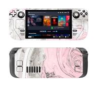 KNOXS Calcomanía Protectora para Valve Steam Deck, Pegatinas Material de Vinilo Fresco y con Estilo Antiarañazos para Valve Steam Deck Sticker Accesorios (Color aceite)