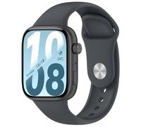 KNOXS Correa Compatible con Honor Watch X5i Banda, Quick Fit Pulseras Suave Transpirable Silicona Reemplazo Correa Repuesto Ajustable Band con Hebilla de Metal (Gris)