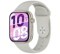 KNOXS Correa Compatible con Honor Watch X5i Banda, Quick Fit Pulseras Suave Transpirable Silicona Reemplazo Correa Repuesto Ajustable Band con Hebilla de Metal (Blanco)