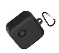 KNOXS Funda Compatible con Nothing Ear 2024, Suave Silicona Anti-rasguños con Mosquetón Case (Negro)