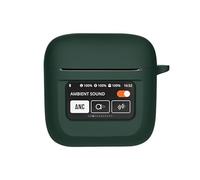 KNOXS Funda Compatible con Nothing Ear 3, Suave Silicona Anti-rasguños con Mosquetón Case (Verde)