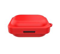 KNOXS Funda Compatible con Nothing Ear a, Suave Silicona Anti-rasguños con Mosquetón Case (Rojo)