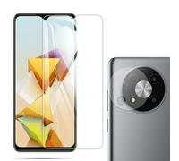 KNOXS Protector Pantalla para ZTE Blade A73 5G, [1 Piezas Cristal Templado HD con 2 Piezas Protector de Lente de Cámara] Cristal templado Antiarañazos, Sin Burbujas (Transparente)